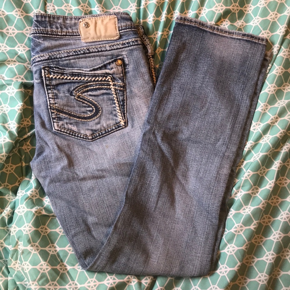 Silver jeans